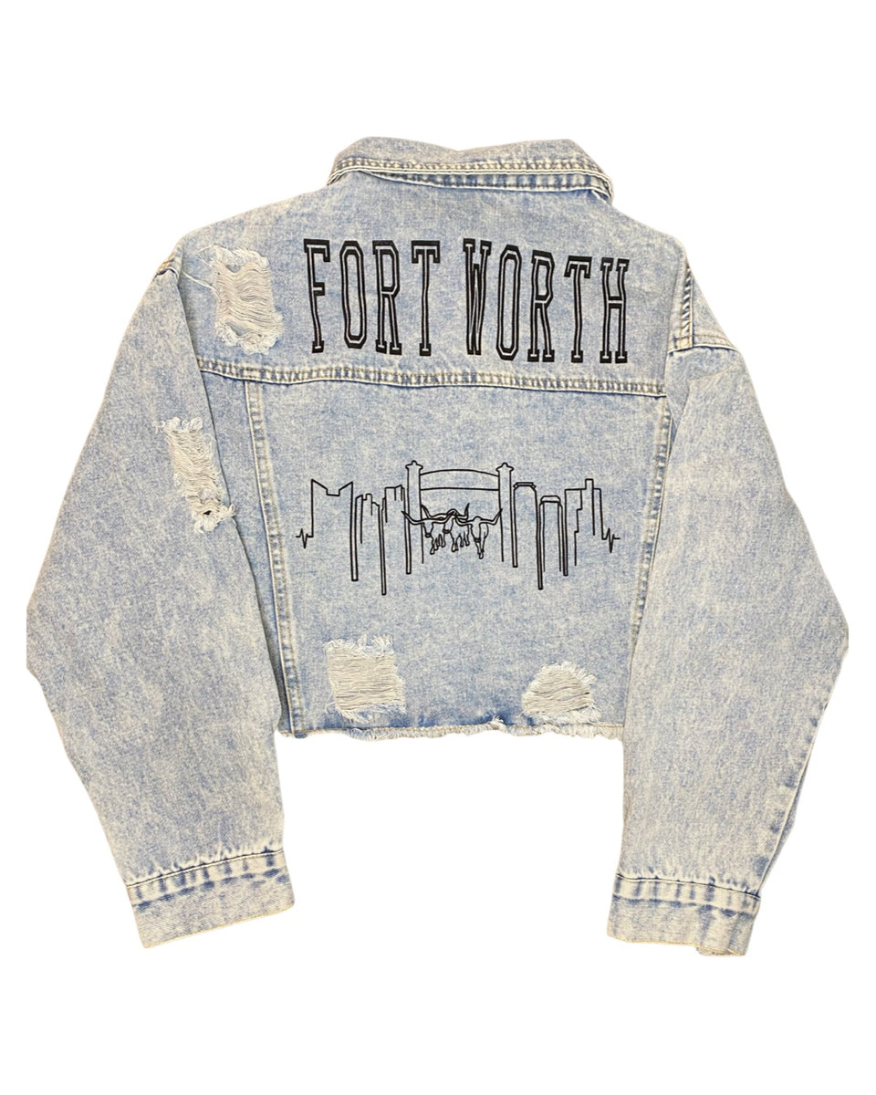 DALLAS Skyline Denim Jacket