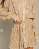 Golden Hour Pleated Dress
