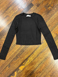 Easy Knit Black Long Sleeve