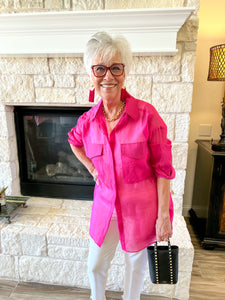 The Sheer Hot Pink Jacket